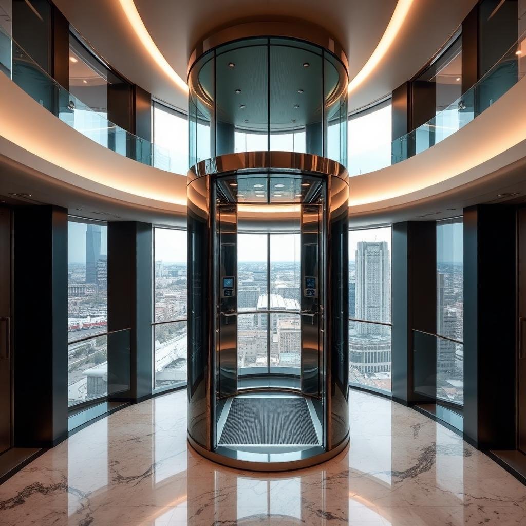 Capsule Elevator Cabin